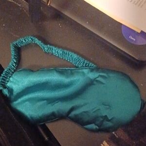 Teal Satin Sleep Mask